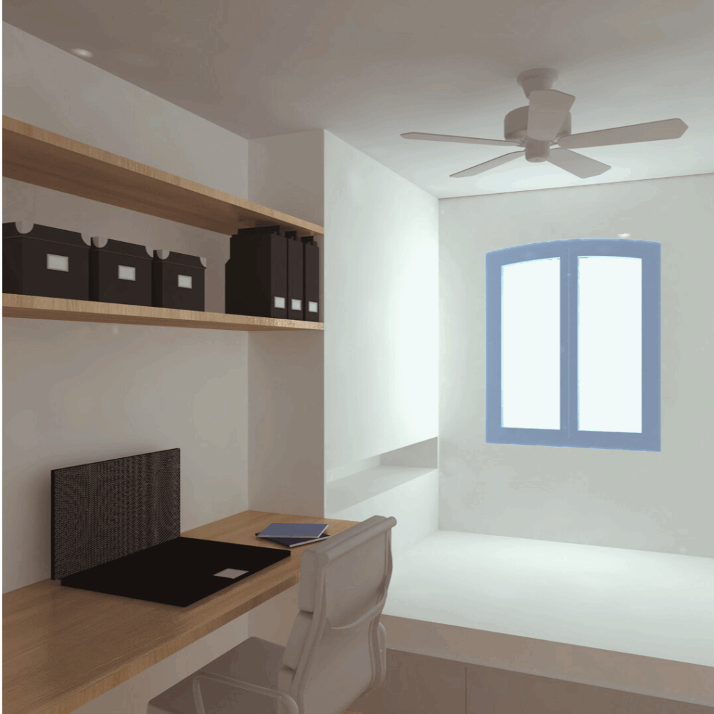 Image de synthèse du projet d'extension de maison à Lunel