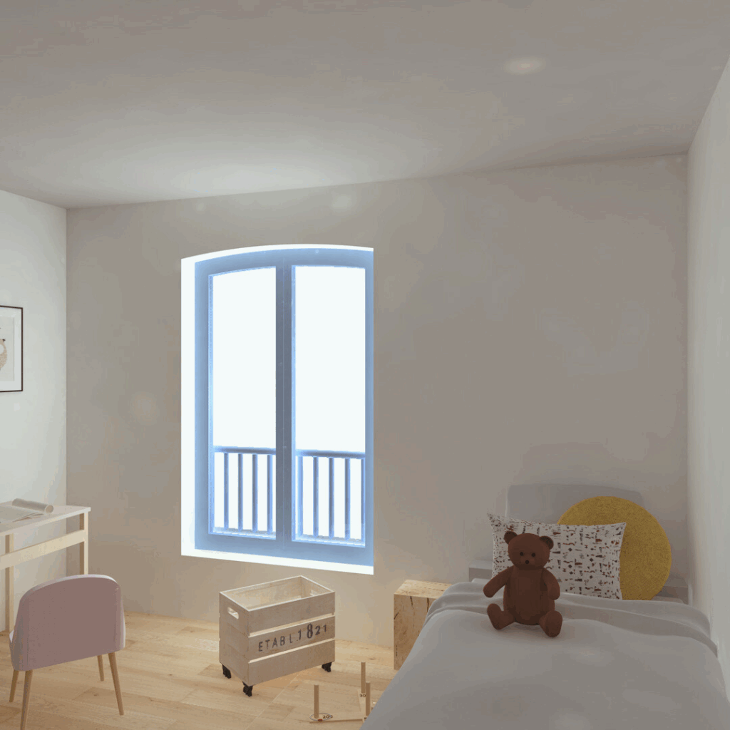 Image de synthèse du projet d'extension de maison à Lunel